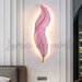 Aplica LED 56W Pink Feather, LED inclus, 1 surse de iluminare, Lumina: Cald, Natural, Rece